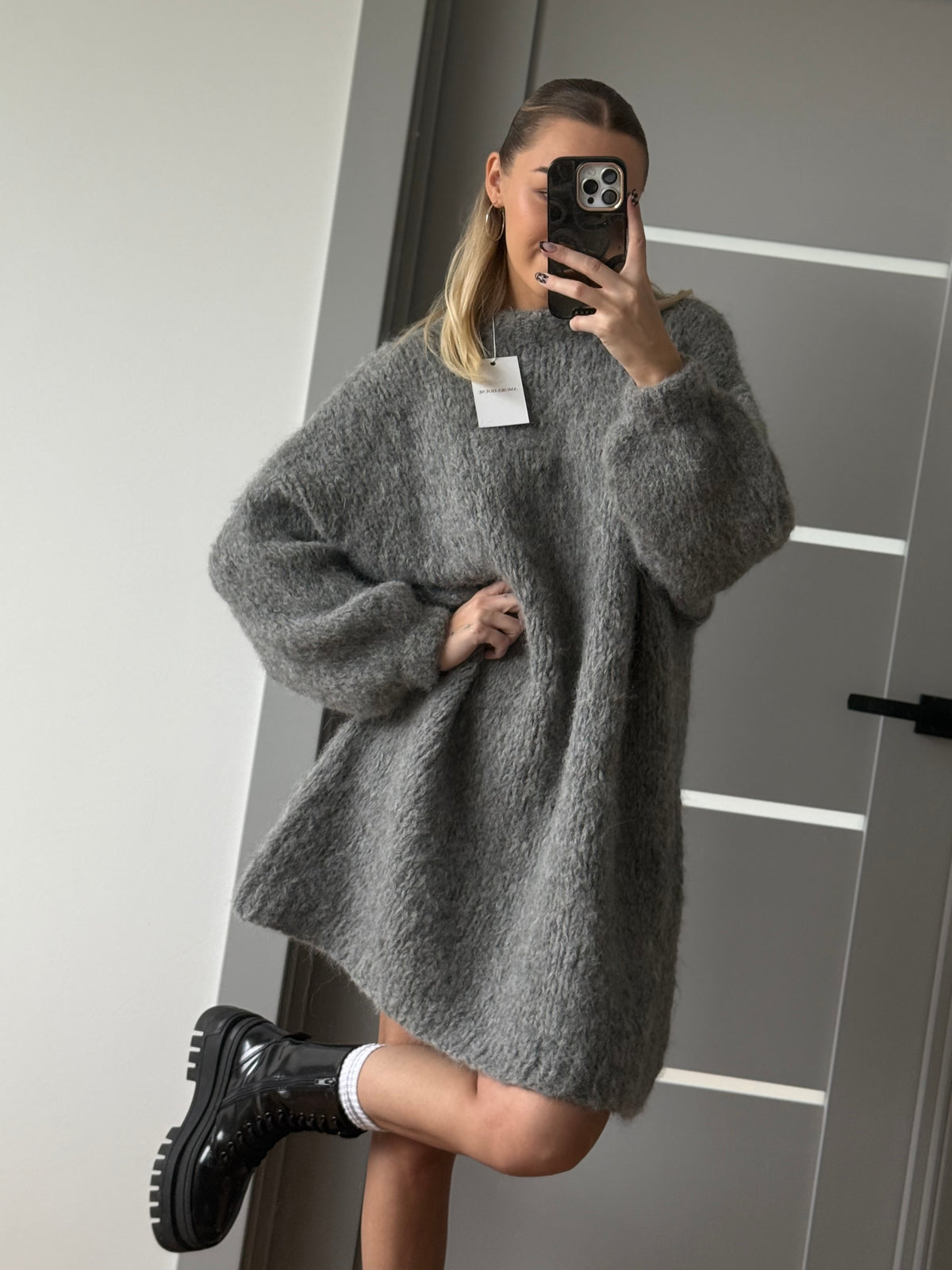 Alpakos vilnos suknelė