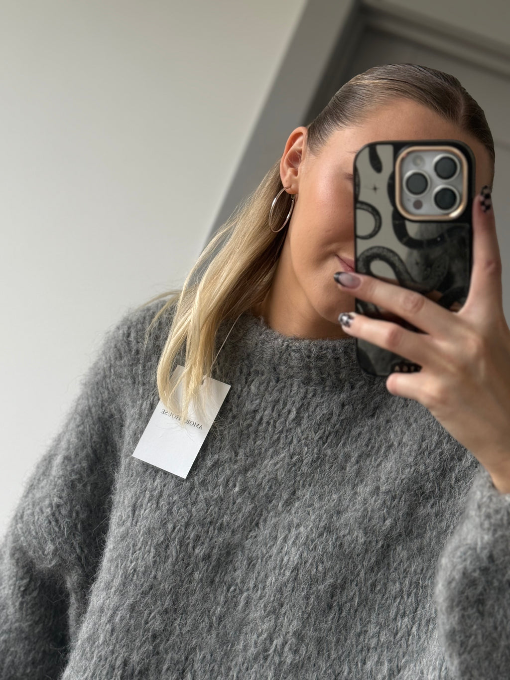 Alpakos vilnos suknelė